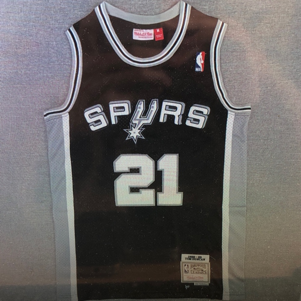 🤗Tim Duncan Black Stitched Jersey🥺